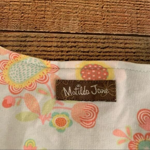 Matilda Jane Outfit Flower Print Sleeveless Top With Geometric Print Pants - Picture 11 of 16